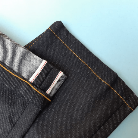 Revolver Japanese Selvedge Accent 14oz Black Indigo