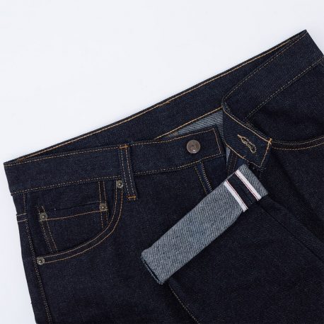 Hart Selvedge Accent Denim 14oz Deep Indigo - DEER Jeans 5