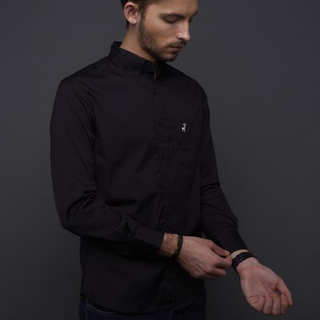 Black Premium Fine Cotton Shirt – DEER Jeans 14