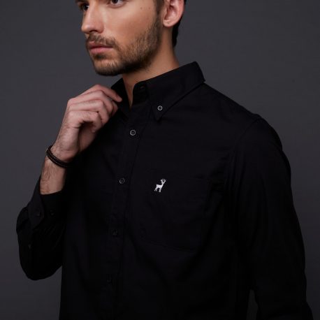 DEER – Black Tail Oxford Shirt 10