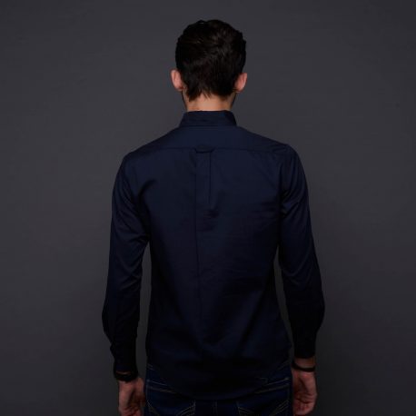 DEER – Navy Premium Fine Cotton Shirt 3