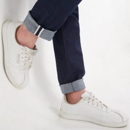 Kobe Selvedge Accent Denim 14oz Indigo Stretch