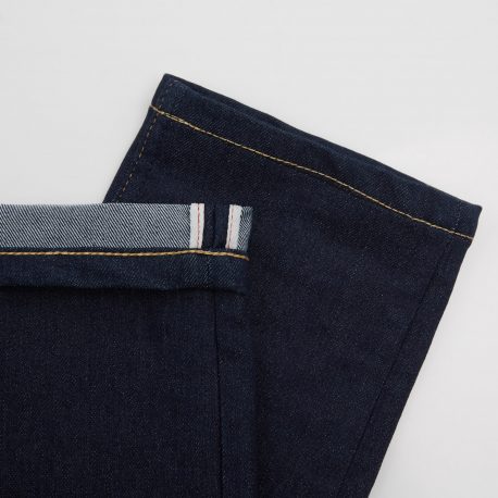 Kobe Selvedge Accent Denim 14oz – Deep Indigo – DEER Jeans 6