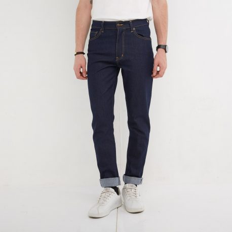 Kobe Selvedge Accent Denim 14oz Indigo – DEER Jeans 13