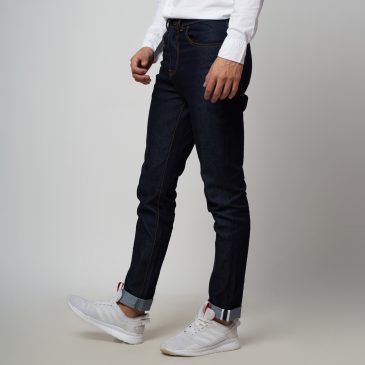 Blue Stand Collar Oxford Shirt - DEER Jeans