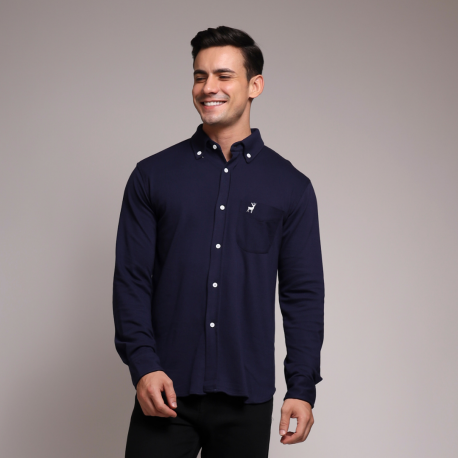 Navy Signature Shirt – DEER Jeans 4