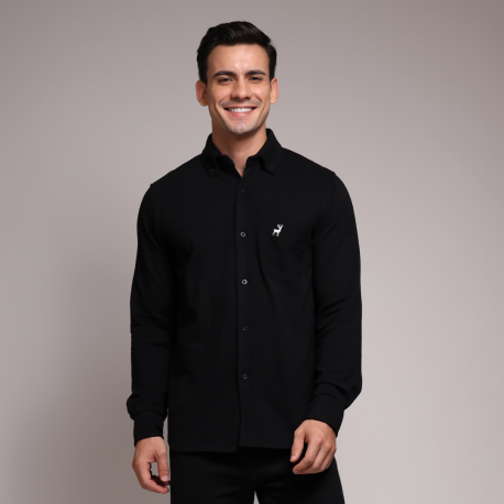 Black Signature Shirt – DEER Jeans 3