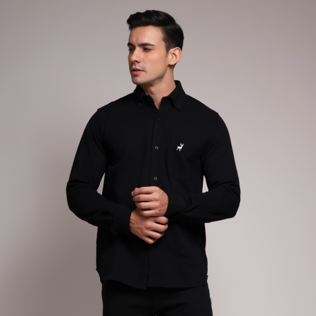 Black Signature Shirt – DEER Jeans 4