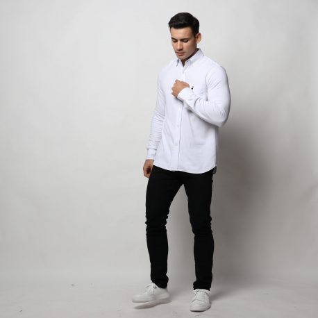 White Signature Shirt – DEER Jeans 3