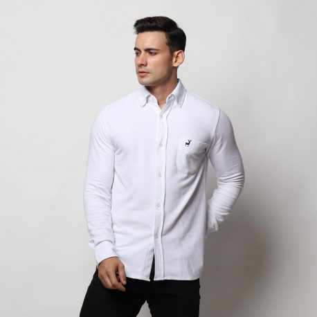 White Signature Shirt – DEER Jeans 5