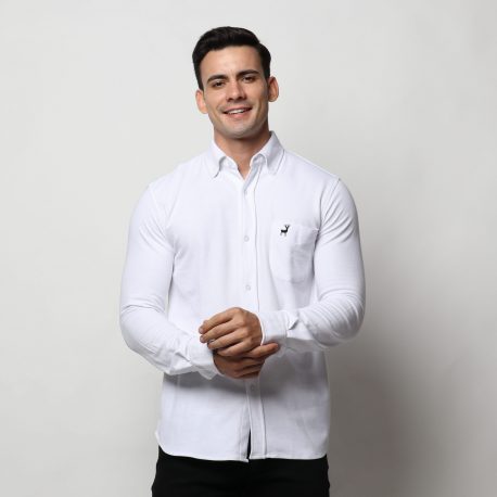 White Signature Shirt – DEER Jeans 7