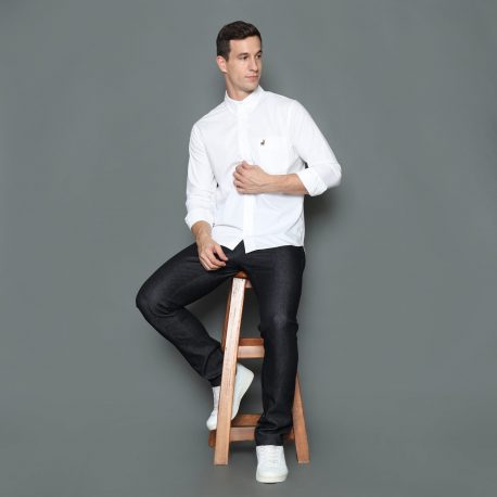 White Signature Premium Extra Fine Cotton Shirt - DEER Jeans 5